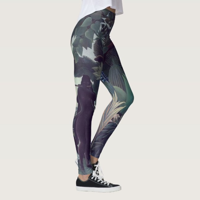 Henri Rousseau - Die Schlange Charmer Leggings (Rechts)