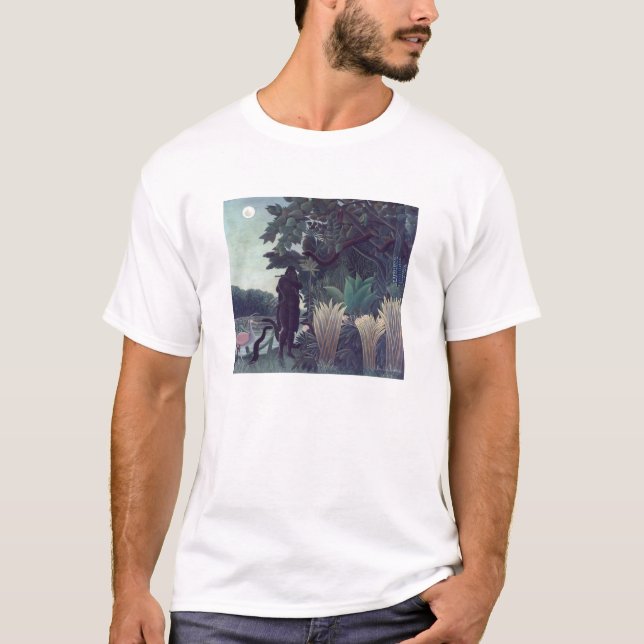 Henri Rousseau - Die Schlange Charmer T-Shirt (Vorderseite)
