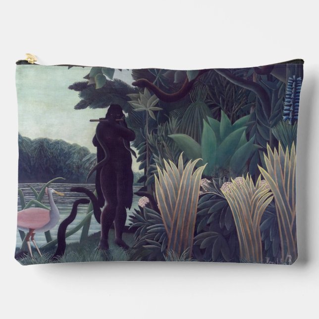 Henri Rousseau - Die Schlange Charmer Zubehörtasche (Vorderseite)