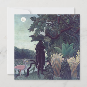 Henri Rousseau - Die Schlangenbeschwörerin Dankeskarte
