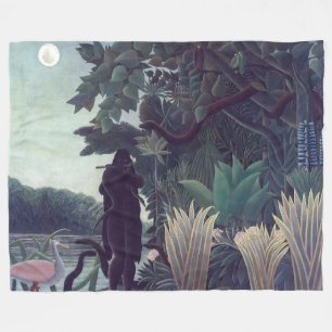 Henri Rousseau - Die Schlangenbeschwörerin Fleecedecke