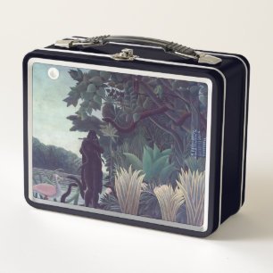 Henri Rousseau - Die Schlangenbeschwörerin Metall Brotdose