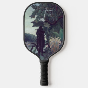 Henri Rousseau - Die Schlangenbeschwörerin Pickleball Schläger