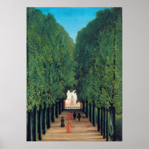 Henri Rousseau - Die Straße im Saint-Cloud-Park Poster