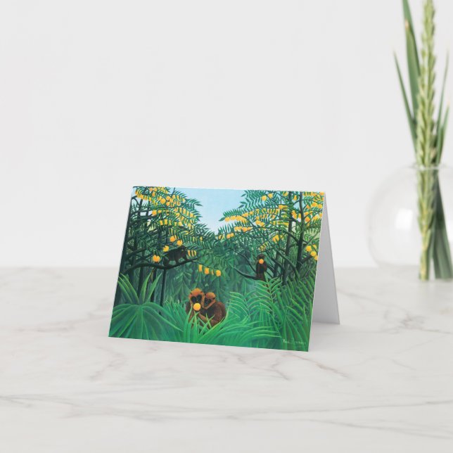 Henri Rousseau die Tropen Karte (Vorderseite)