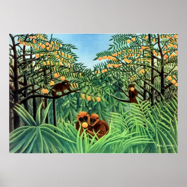 Henri Rousseau - Die Tropen Poster (Vorne)