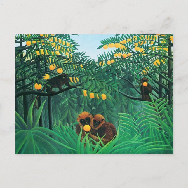 Henri Rousseau Die Tropen-Postkarte Postkarte (Vorderseite)