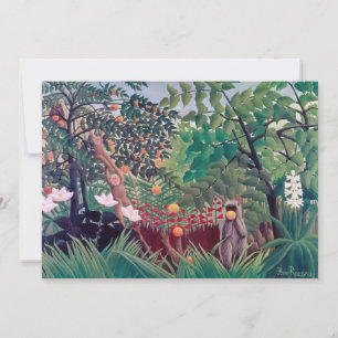 Henri Rousseau - Exotische Landschaft Dankeskarte