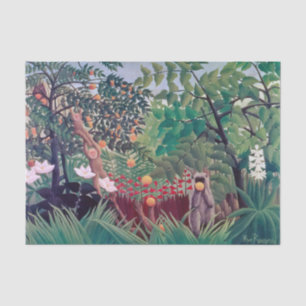 Henri Rousseau - Exotische Landschaft Seidenpapier
