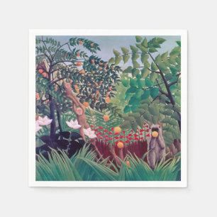 Henri Rousseau - Exotische Landschaft Serviette