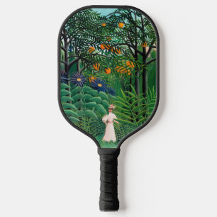Henri Rousseau - Frau beim Spaziergang in einem ex Pickleball Schläger