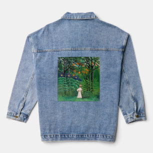 Henri Rousseau - Frau, die in einem exotischen Wal Jeansjacke