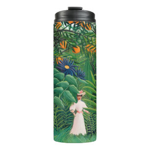 Henri Rousseau - Frau, die in einem exotischen Wal Thermosbecher