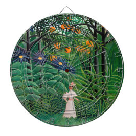 Henri Rousseau - Frauen wandern in einem exotische Dartscheibe