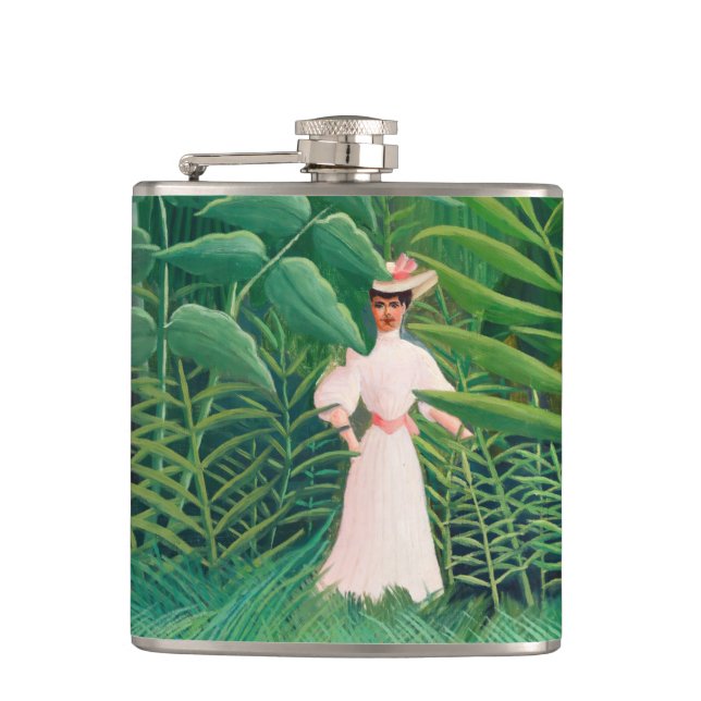 Henri Rousseau - Frauen wandern in einem exotische Flachmann (Vorderseite)