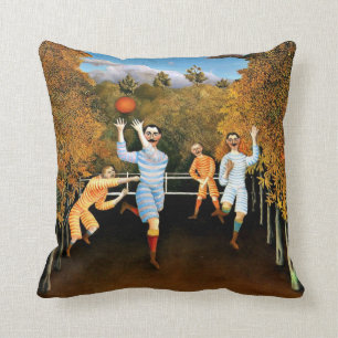 Henri Rousseau - Fußballspieler Kissen