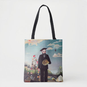 Henri Rousseau - Ich selbst Portrait Landschaft Tasche