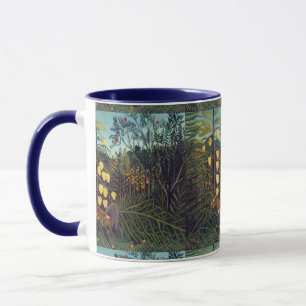 Henri Rousseau Kampf zwischen Tiger und Stier Tasse