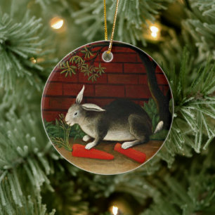 Henri Rousseau - Kaninchen. Keramik Ornament