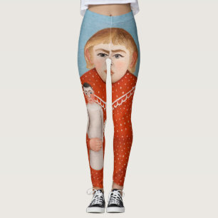 Henri Rousseau - Kind mit einer Puppe Leggings