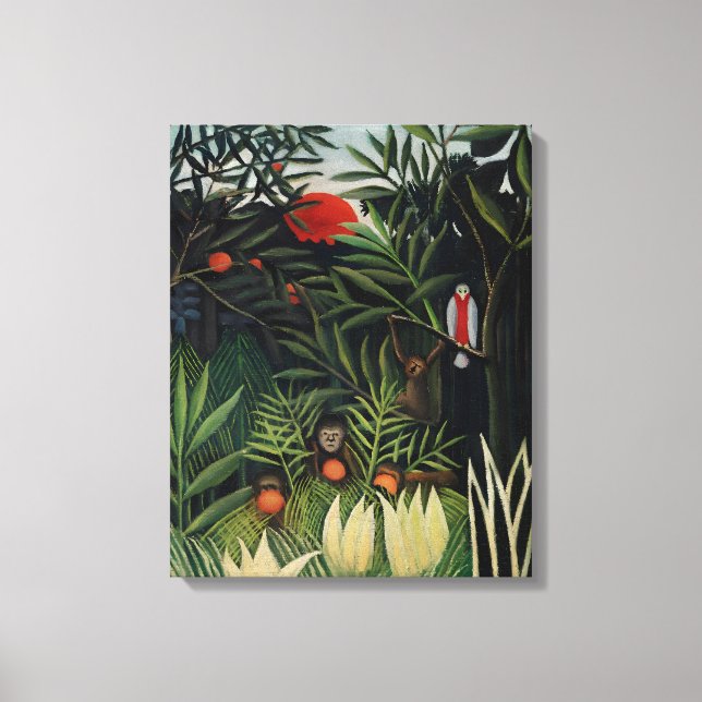 Henri Rousseau Kunst Leinwanddruck (Vorderseite)