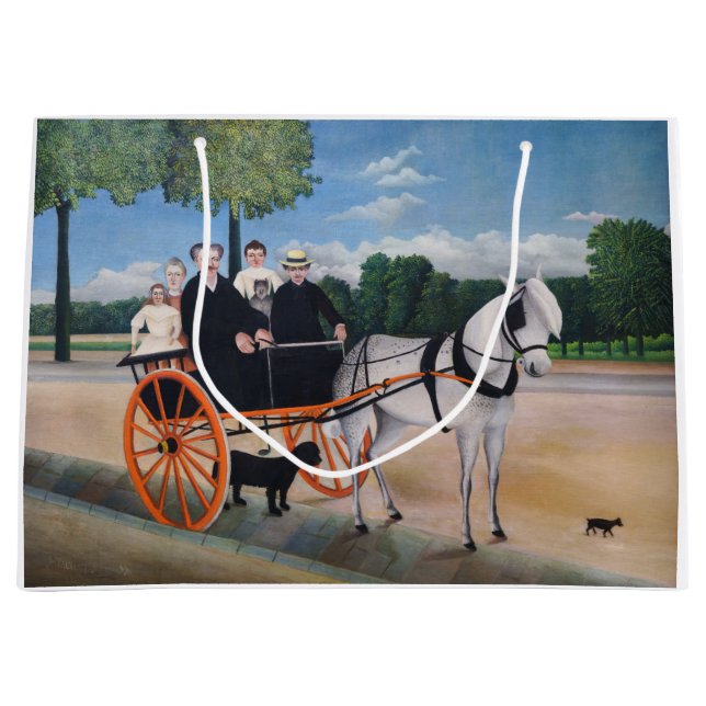 Henri Rousseau - La Carriole du pere Junier Große Geschenktüte (Vorderseite)