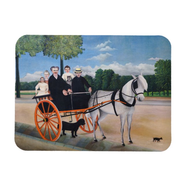 Henri Rousseau - La Carriole du pere Junier Magnet (Horizontal)