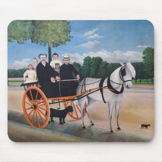 Henri Rousseau - La Carriole du pere Junier Mousepad (Vorne)