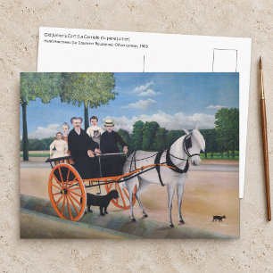 Henri Rousseau - La Carriole du pere Junier Postkarte