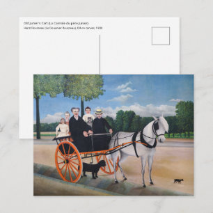 Henri Rousseau - La Carriole du pere Junier Postkarte