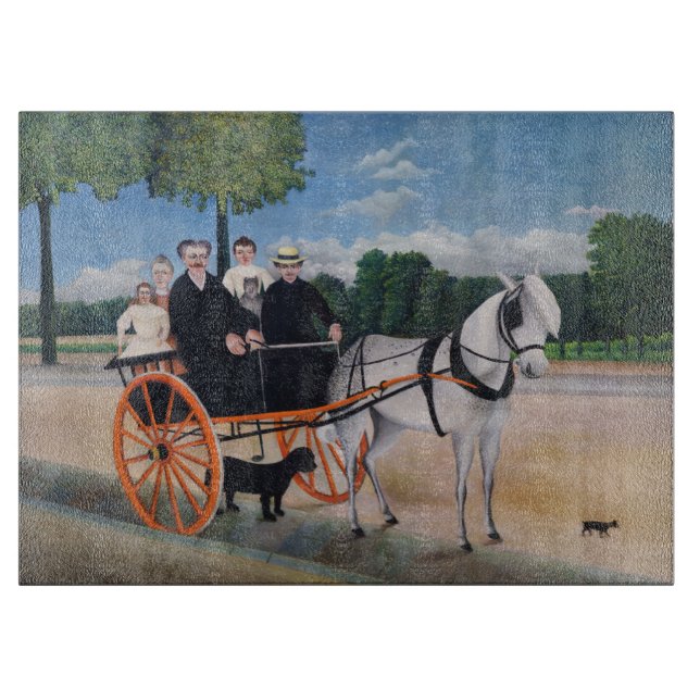 Henri Rousseau - La Carriole du pere Junier Schneidebrett (Vorderseite)