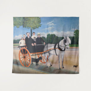 Henri Rousseau - La Carriole du pere Junier Wandteppich