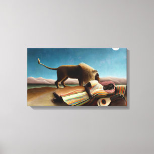 Henri Rousseau La Toile Tzigane Dormante Imprimer