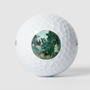 Henri Rousseau Landschaft mit Affen Botanischer Ga Golfball
