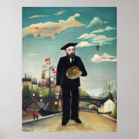 Henri Rousseau - Landschaft selbst-Portrait