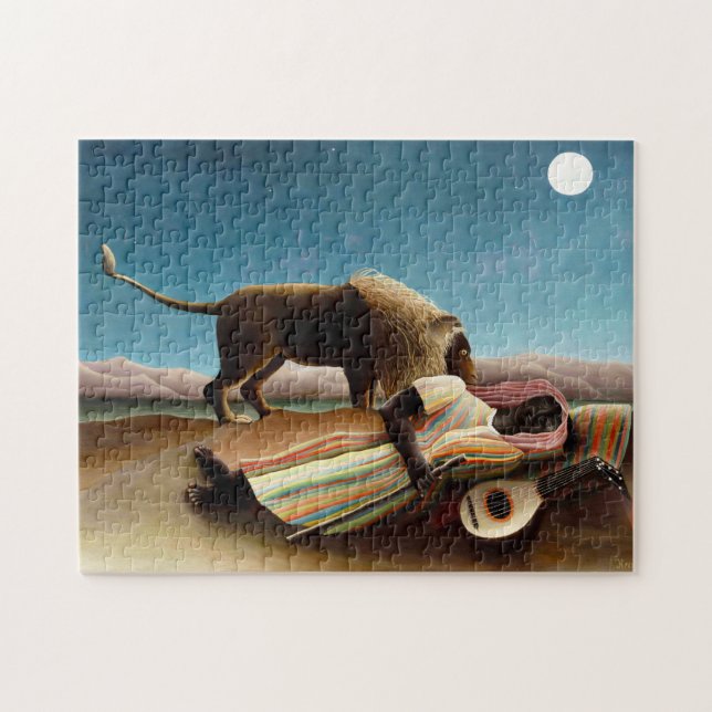 Henri Rousseau Le Puzzle Gitan Dormant (Horizontal)