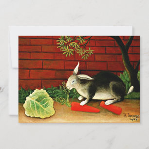 Henri Rousseau peinture, Carte Rabbit