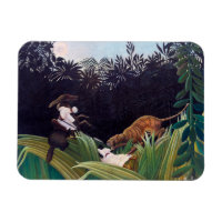 Henri Rousseau - Pfadfinder werden von einem Tiger