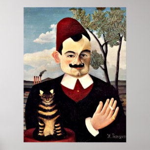 Henri Rousseau - Portrait von Monsieur X Poster