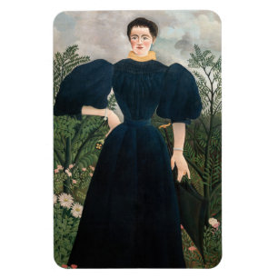 Henri Rousseau - Porträt von Madame M. Magnet