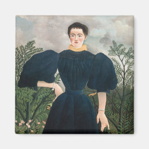 Henri Rousseau - Porträt von Madame M. Magnet