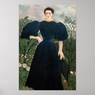 Henri Rousseau - Porträt von Madame M. Poster