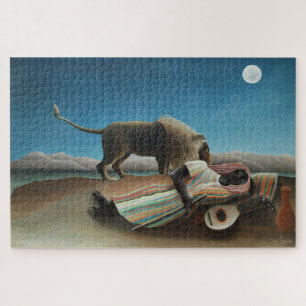 Henri Rousseau Schlafen Sinti und Roma Löwenmalere