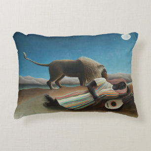 Henri Rousseau Schlafen Sinti und Roma Löwenmalere Dekokissen