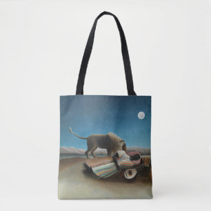 Henri Rousseau Schlafen Sinti und Roma Löwenmalere Tasche