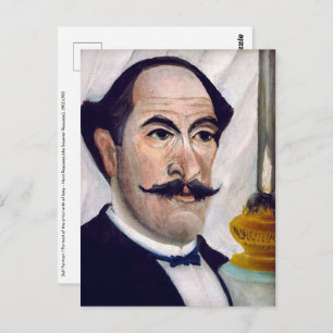 Henri Rousseau - Selbstportrait Postkarte