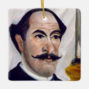 Henri Rousseau - Selbstporträt Keramikornament