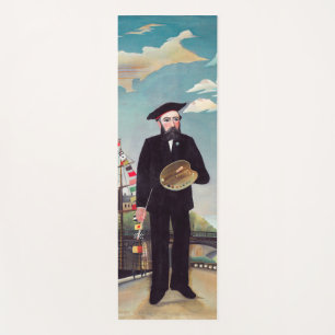 Henri Rousseau - Selbstporträt-Landschaft Yogamatte