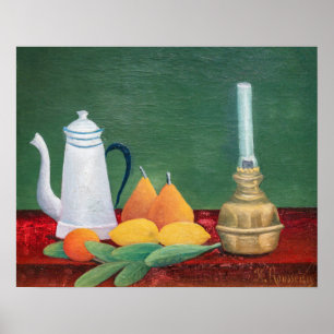 Henri Rousseau - Stillleben mit Kaffeekanne Poster