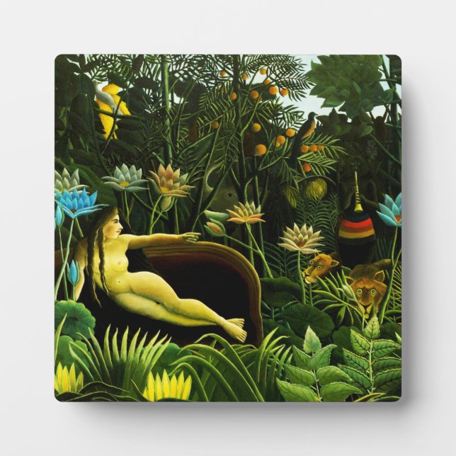 Henri Rousseau The Dream Platte Fotoplatte (Vorderseite)